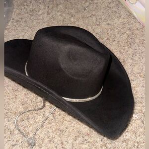 Black Galloping Glam Rhinestone Cowboy Hat sexy Beyoncé dazzling ✨💎🤠